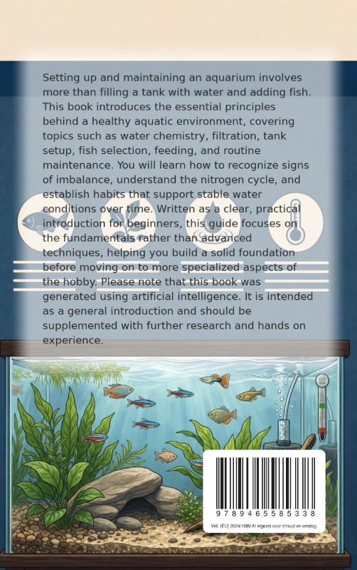 Achterkant van The Basics of Keeping an Aquarium