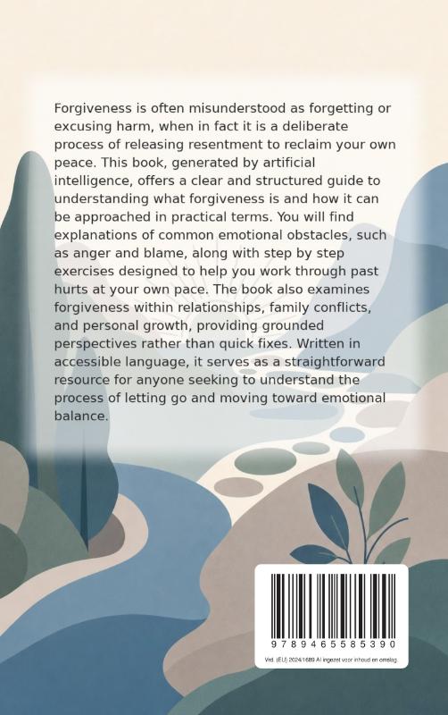 Achterkant van Learning to Forgive