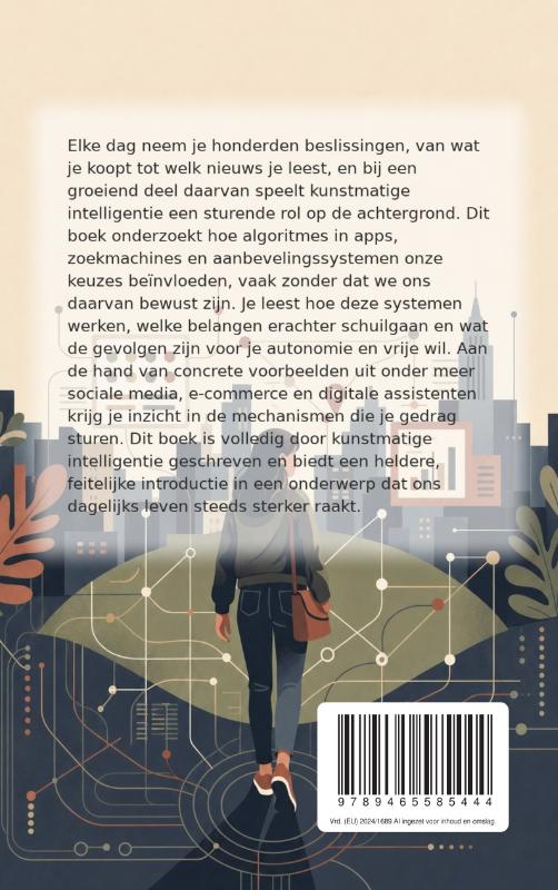 Achterkant van Hoe AI stilletjes dagelijkse beslissingen voor ons neemt
