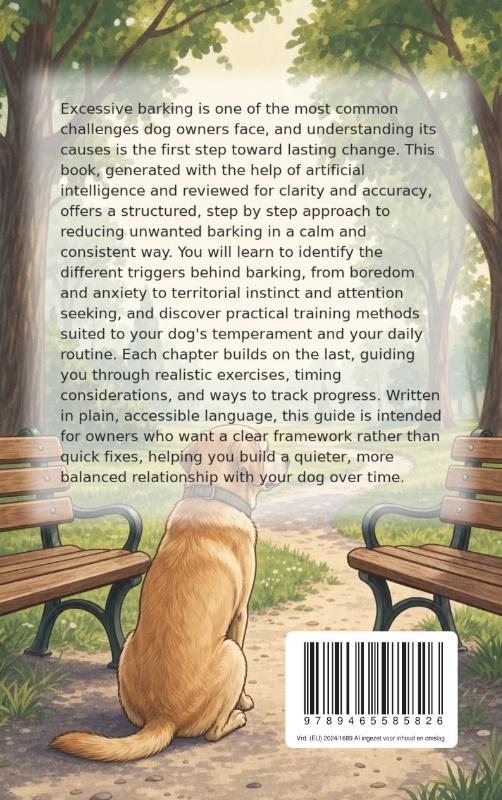 Achterkant van How to Stop Your Dog from Barking