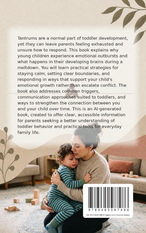 Achterkant van Understanding Toddlers and Tantrums