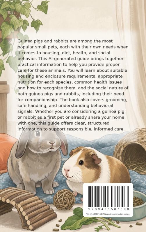 Achterkant van Guinea Pigs and Rabbits