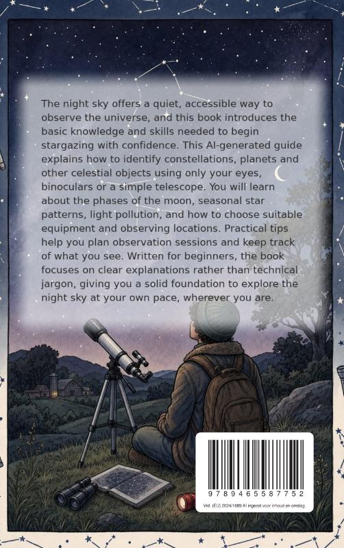 Achterkant van Stargazing as a Hobby
