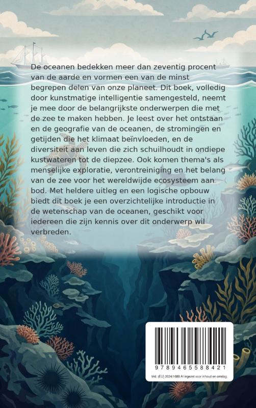 Achterkant van Het Grote Oceaanboek