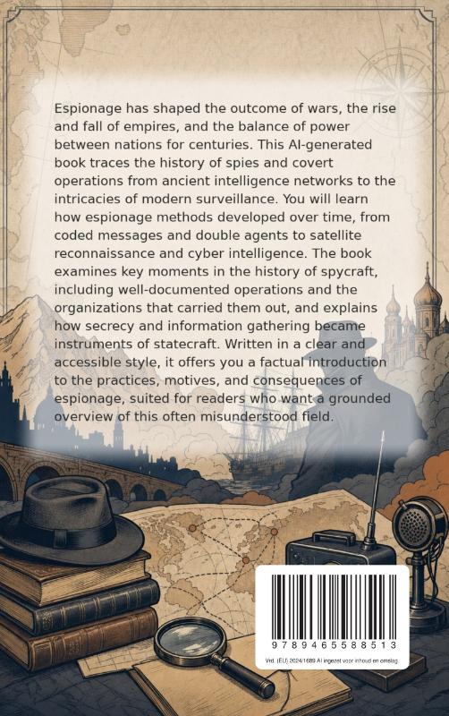 Achterkant van The Hidden History of Spies