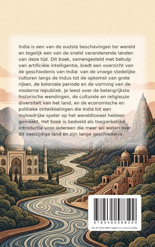 Achterkant van Het Fascinerende Verhaal van India