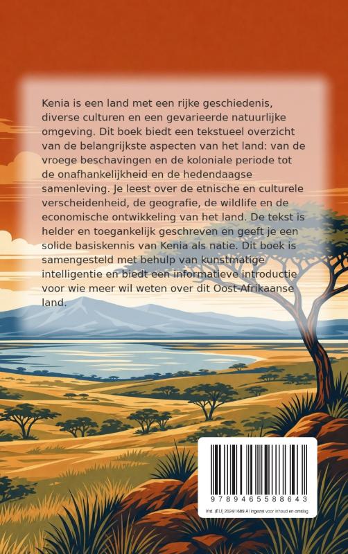 Achterkant van Het Fascinerende Verhaal van Kenia