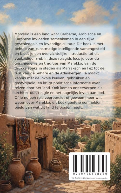 Achterkant van Ontdek Marokko