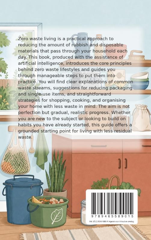 Achterkant van Living Without Residual Waste