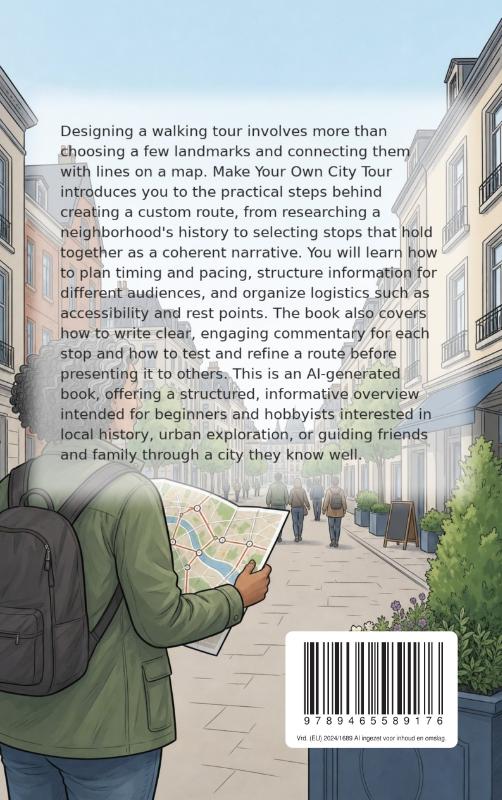 Achterkant van Make Your Own City Tour