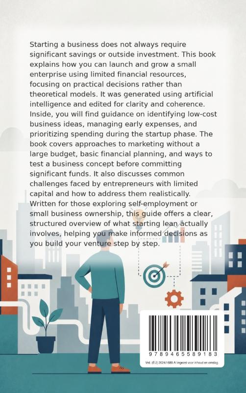 Achterkant van The New Micro-Entrepreneur: Starting on a Tight Budget