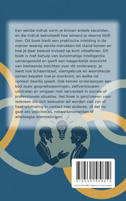 Achterkant van Een Goede Eerste Indruk Eenvoudig Gemaakt