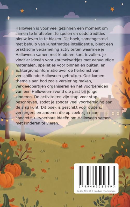 Achterkant van Leuke Halloween Activiteiten voor Kinderen en Ouders