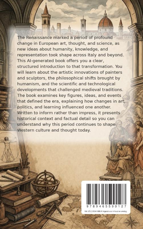 Achterkant van Understanding the Renaissance