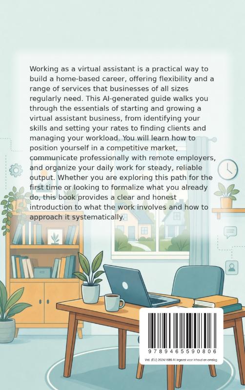 Achterkant van Making Money as a Virtual Assistant