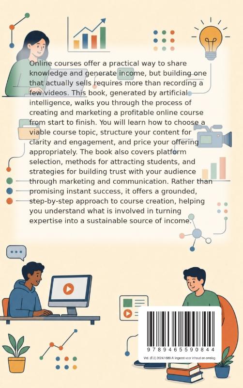 Achterkant van Making Money Selling Online Courses