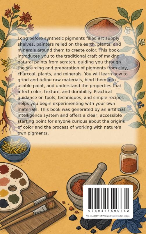 Achterkant van Make Your Own Natural Paints