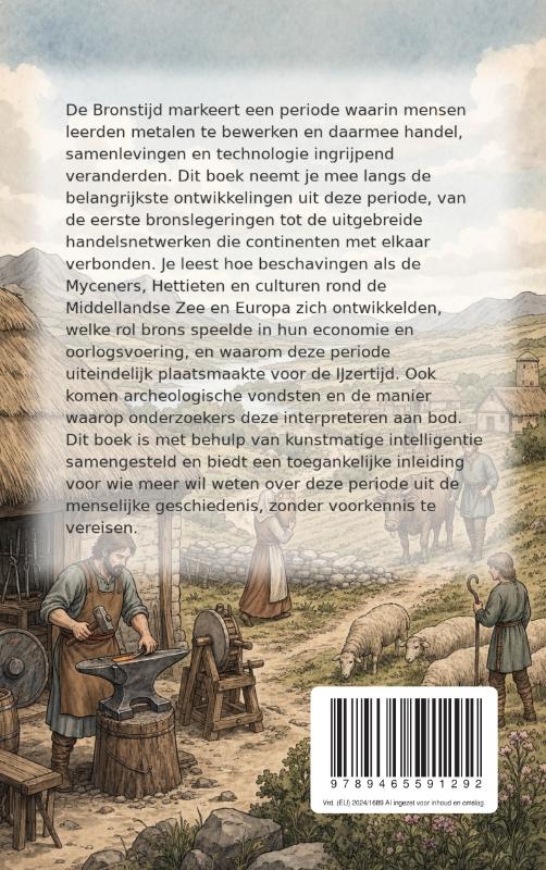 Achterkant van Ontdek de Bronstijd