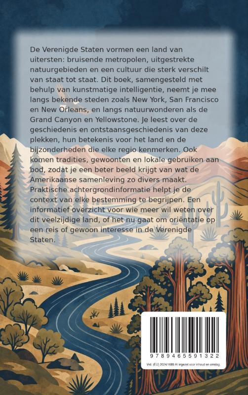 Achterkant van Ontdek de Verenigde Staten