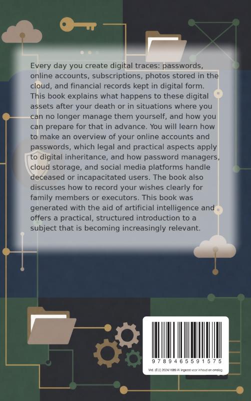 Achterkant van Managing Your Digital Legacy