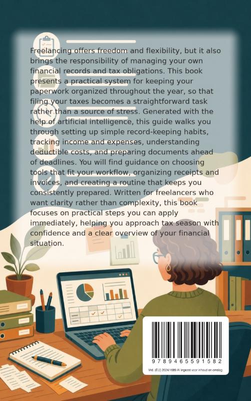 Achterkant van Tax-Ready as a Freelancer