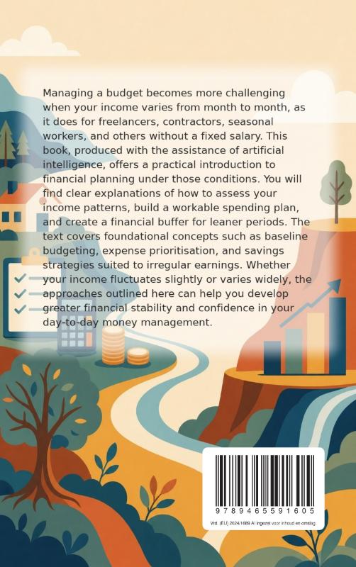 Achterkant van Budgeting with a Variable Income