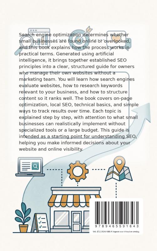 Achterkant van SEO for Small Business Owners