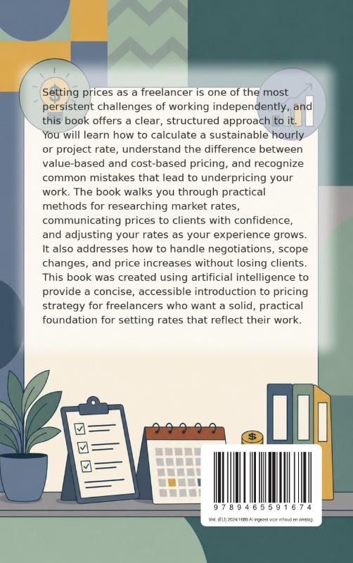 Achterkant van Setting Prices as a Freelancer