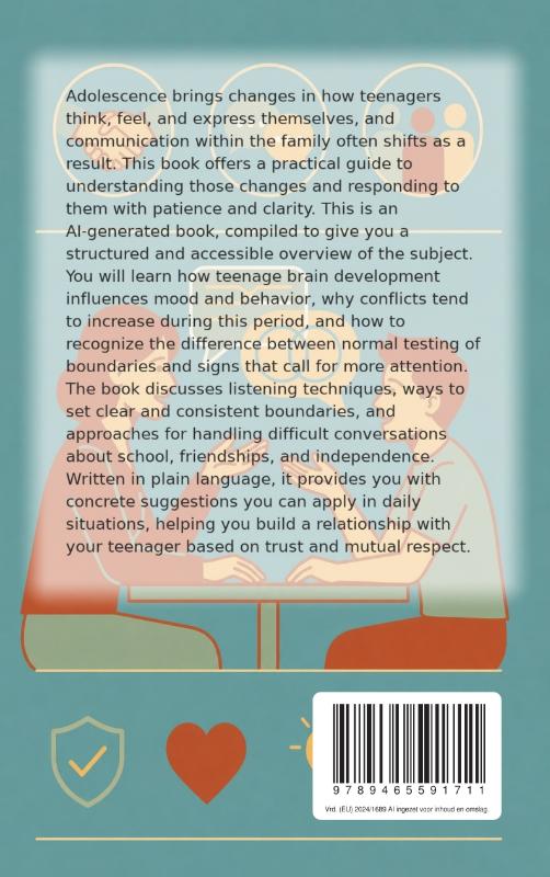 Achterkant van Communicating with Teenagers