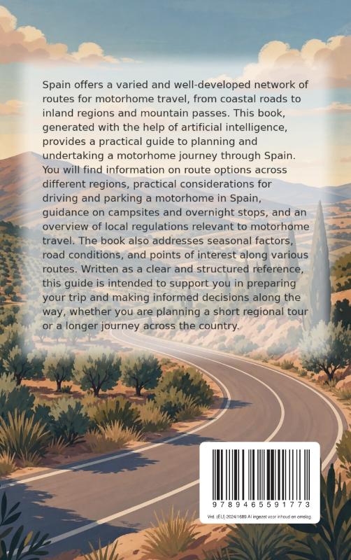Achterkant van Motorhome Through Spain