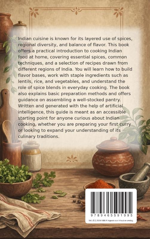 Achterkant van Indian Flavors at Home