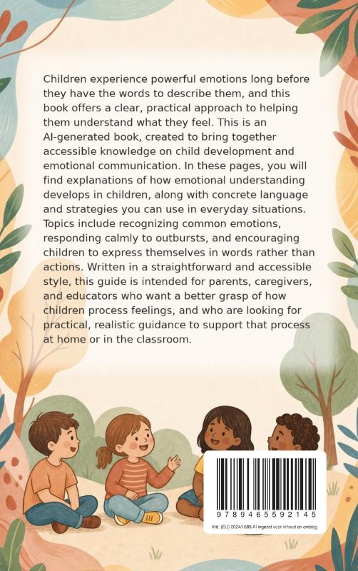 Achterkant van Explaining Emotions to Children