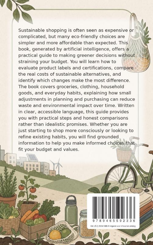 Achterkant van Sustainable Shopping Without Paying More