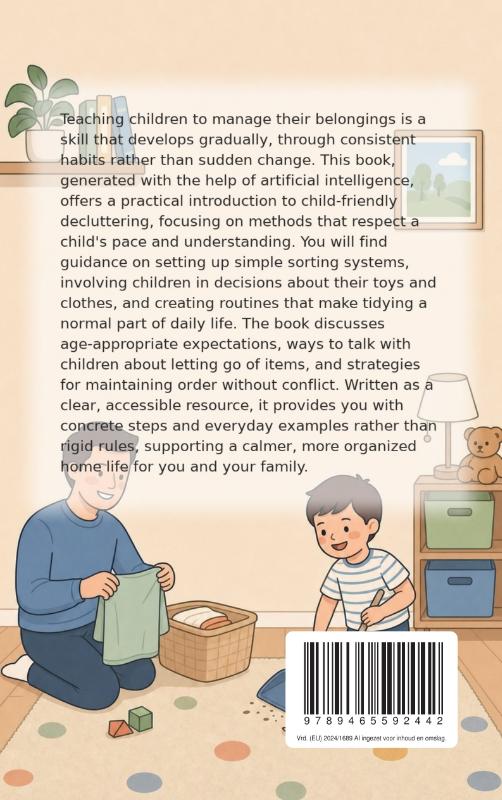 Achterkant van Child-Friendly Decluttering