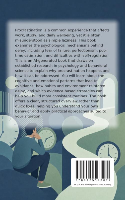 Achterkant van The Psychology of Procrastination
