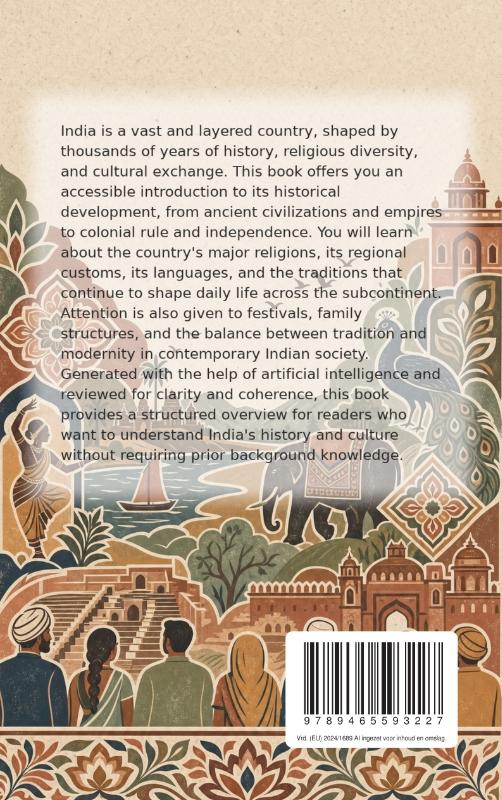 Achterkant van Discovering India