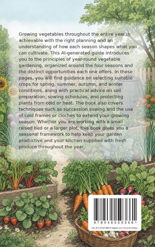 Achterkant van The Four Seasons Vegetable Garden
