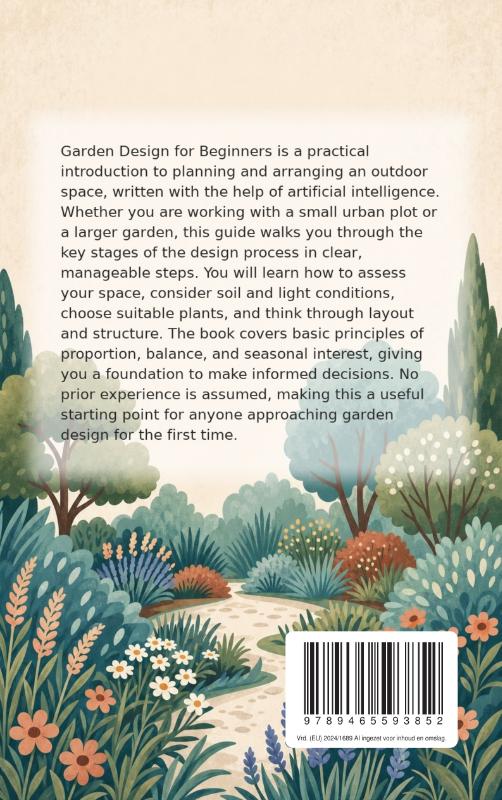 Achterkant van Garden Design for Beginners