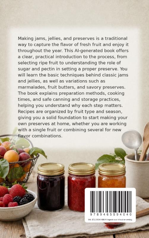 Achterkant van Jams and Preserves