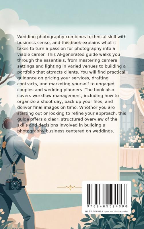 Achterkant van How to Become a Wedding Photographer