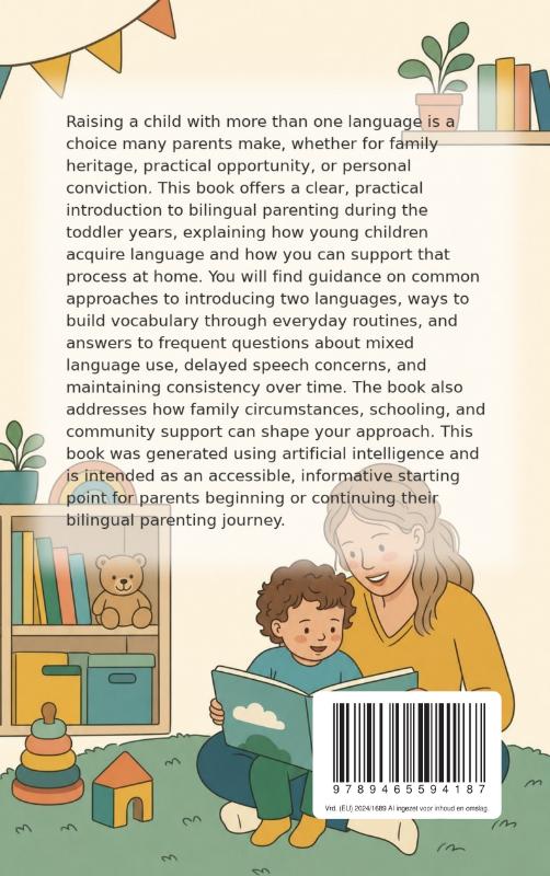 Achterkant van Raising Your Toddler Bilingual