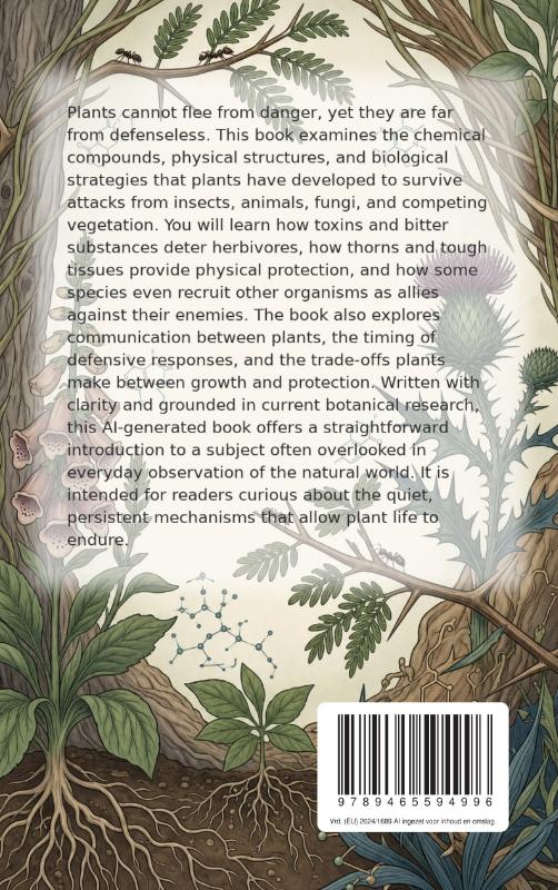 Achterkant van How Plants Defend Themselves