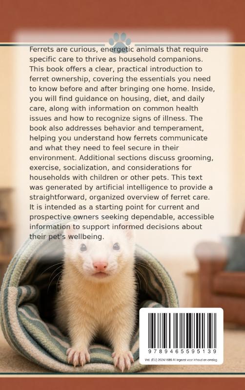 Achterkant van All About Ferrets as Pets
