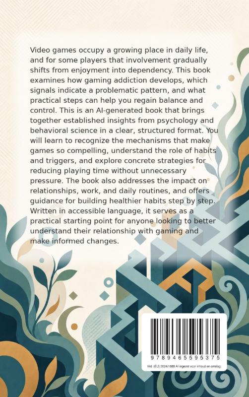 Achterkant van Stopping Gaming Addiction
