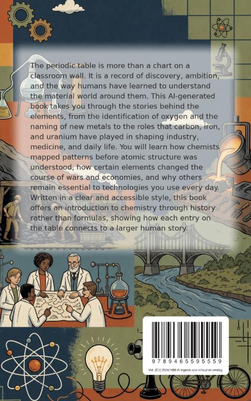 Achterkant van The Periodic Table in Stories