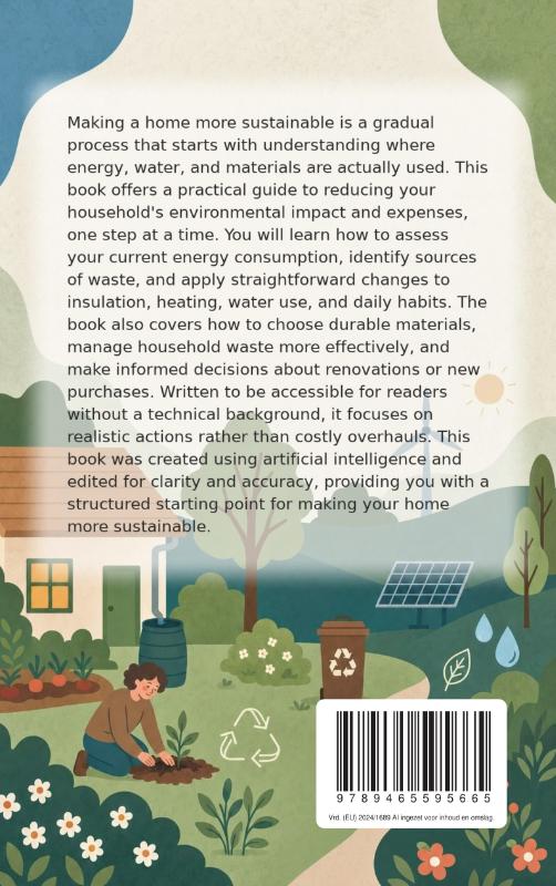 Achterkant van Making Your Home Sustainable