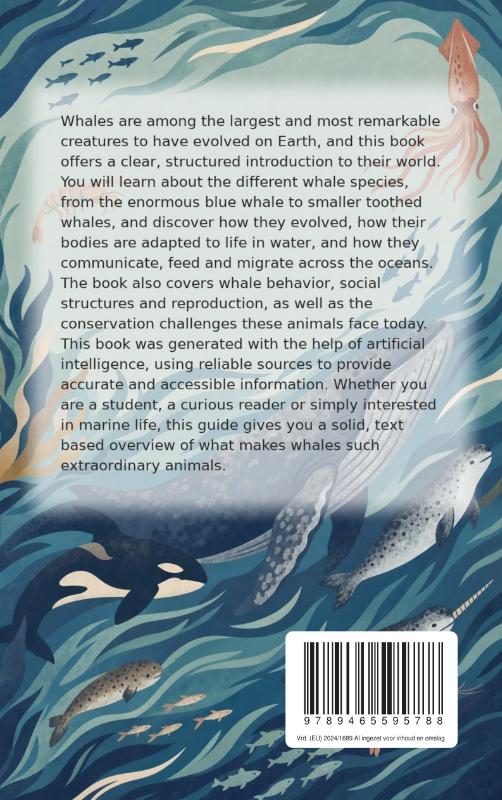 Achterkant van All About Whales