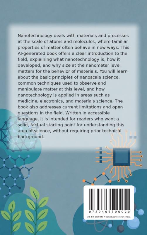 Achterkant van All About Nanotechnology