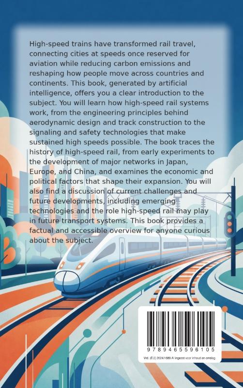 Achterkant van All About High-Speed Trains