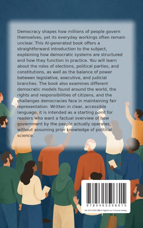 Achterkant van All About Democracy
